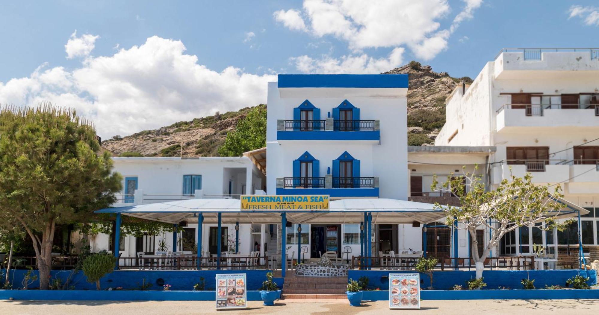 Minoa Sea Rooms Tsoútsouros Dış mekan fotoğraf